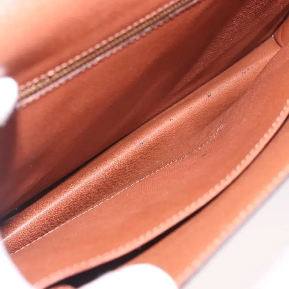 Louis Vuitton Monogram Porte Documents Bandouliere Business Bag Brown